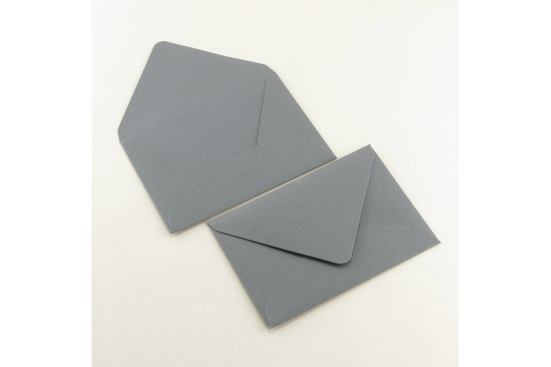 Конверт для денег бумажный на свадьбу плотный "Серый" (11*16 см)